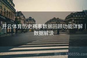 开云体育历史赛事数据回顾功能详解｜数据解读