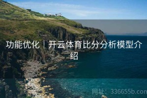 功能优化｜开云体育比分分析模型介绍