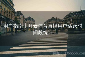 用户指南｜开云体育直播用户活跃时间段统计