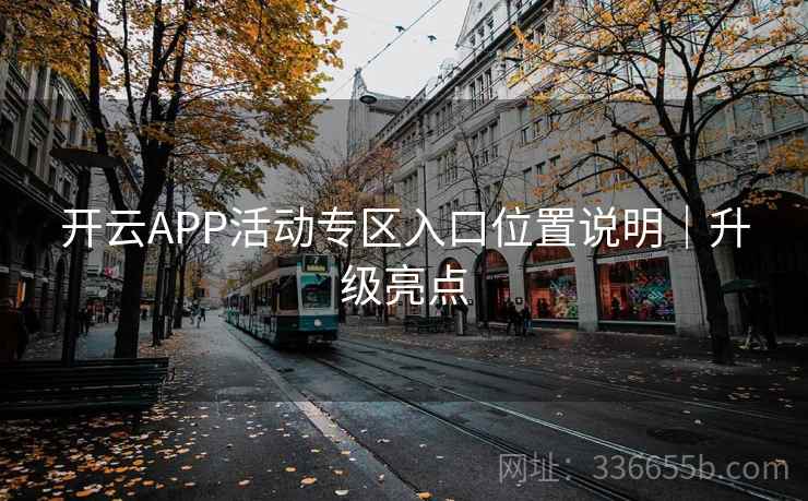 开云APP活动专区入口位置说明｜升级亮点