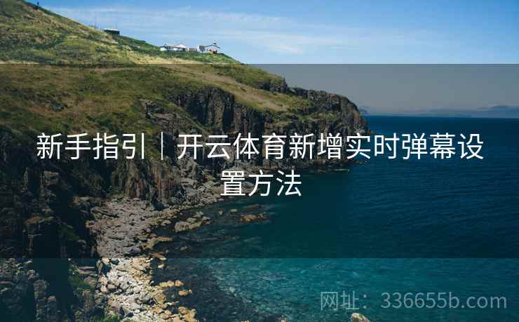 新手指引｜开云体育新增实时弹幕设置方法