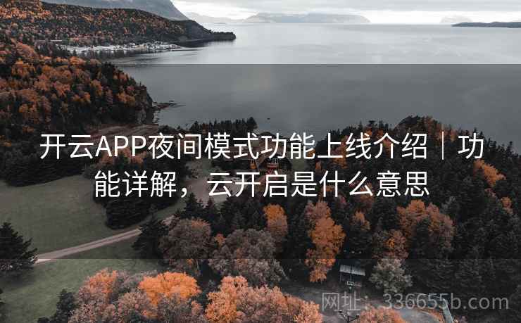 开云APP夜间模式功能上线介绍｜功能详解，云开启是什么意思