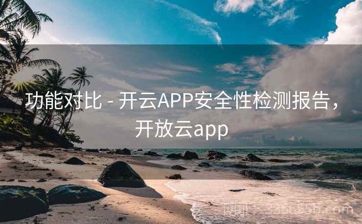 功能对比 - 开云APP安全性检测报告，开放云app